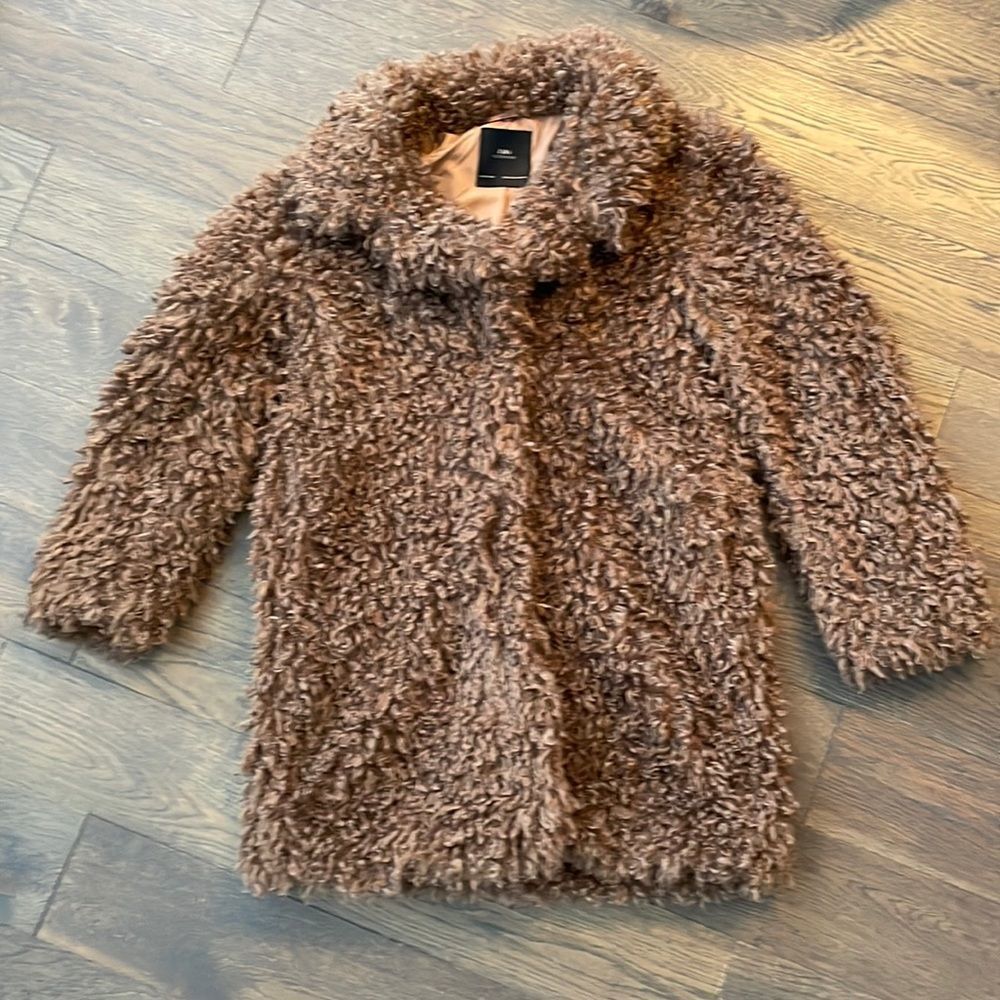Zara Brown Sherpa Coat